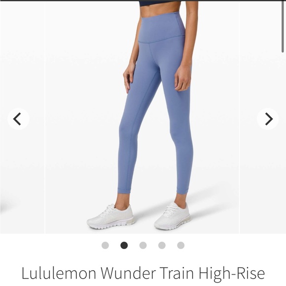 wunder train hr tight 25" water drop size 2 lululemon nwt - Picture 9 of 13
